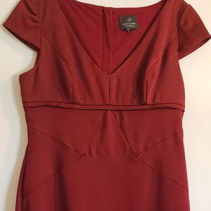 Adrianna Papell Burgundy cocktail dress size 6